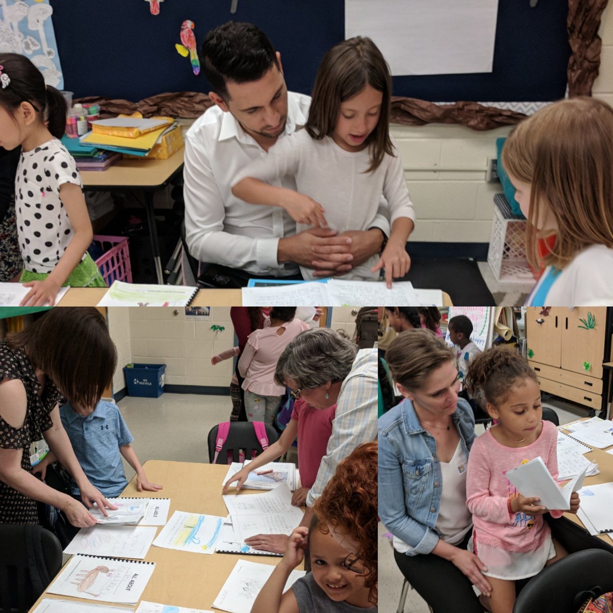 LAES_brownson's tweet photo. @LakeAnneEs Blooming Authors Day was so much fun! We showed off our writing skills and read our own writing to parents this morning. We even showed them our commercials for the regions of VA! #literacy #bloomingauthors https://t.co/v41EaEN61o
