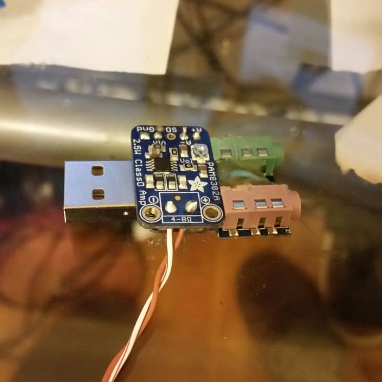 adafruit usb speaker