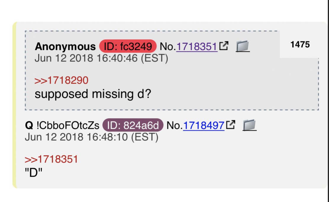 Image result for qanon suppose missing d