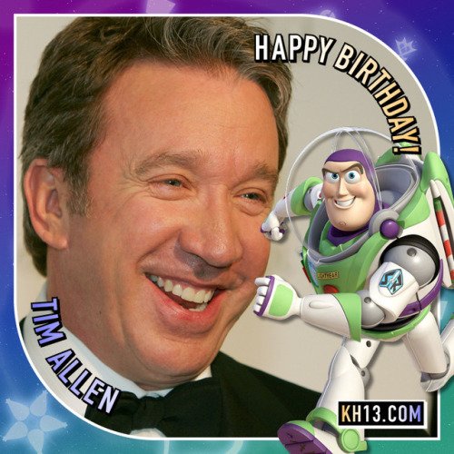  To infinity and beyond! Happy 53rd birthday to Tim Allen (born...  