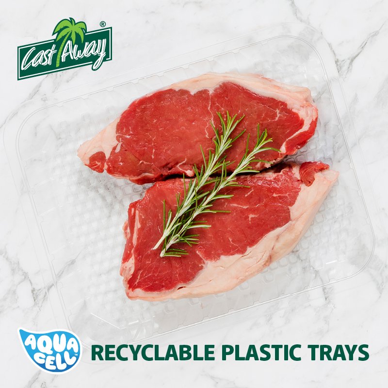 Does your local supermarket use recyclable meat trays? #recyclable #meattrays #aquacell