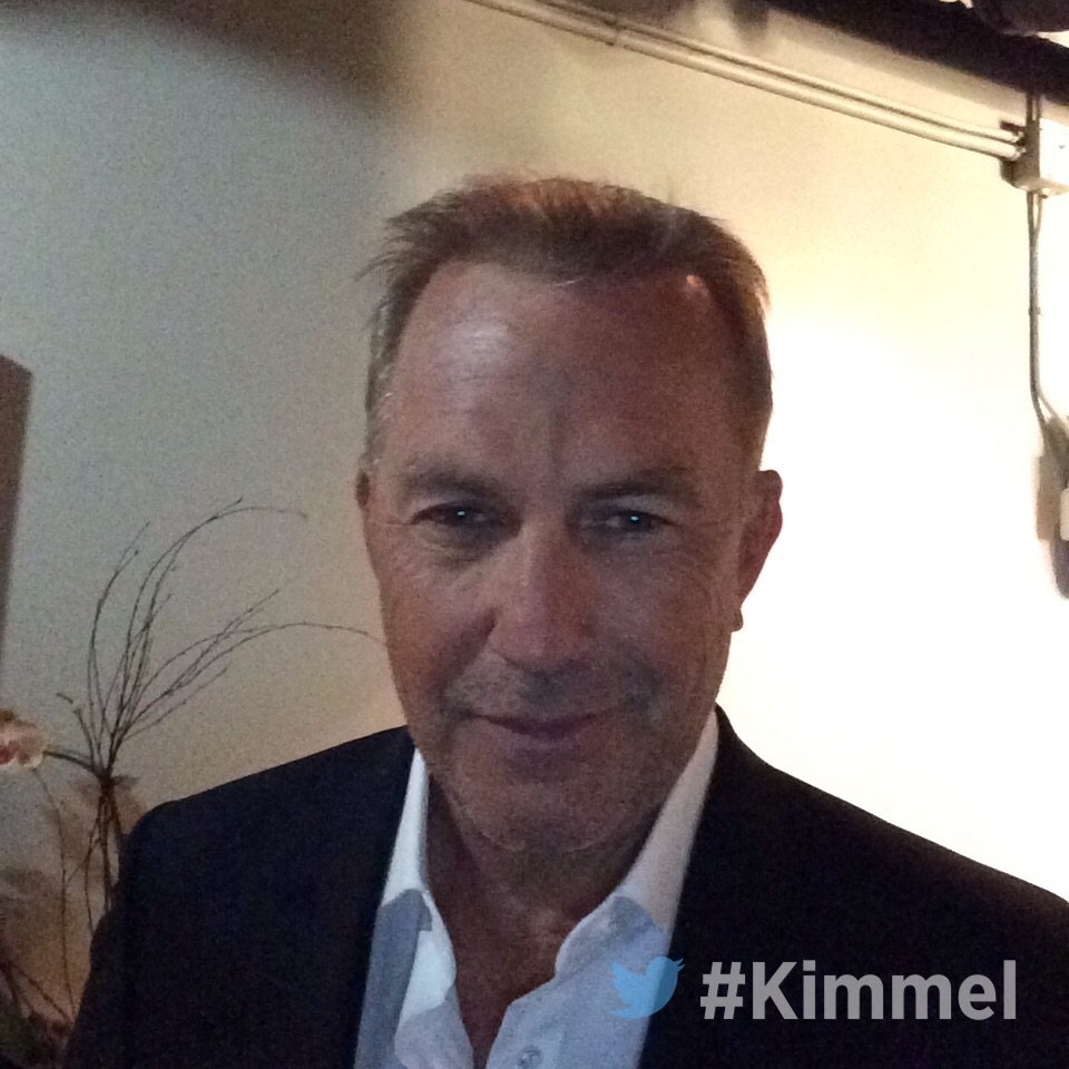 Backstage at #Kimmel with Kevin Costner <a href="/ModernWest/">Kevin Costner & MW</a> #Yellowstone
