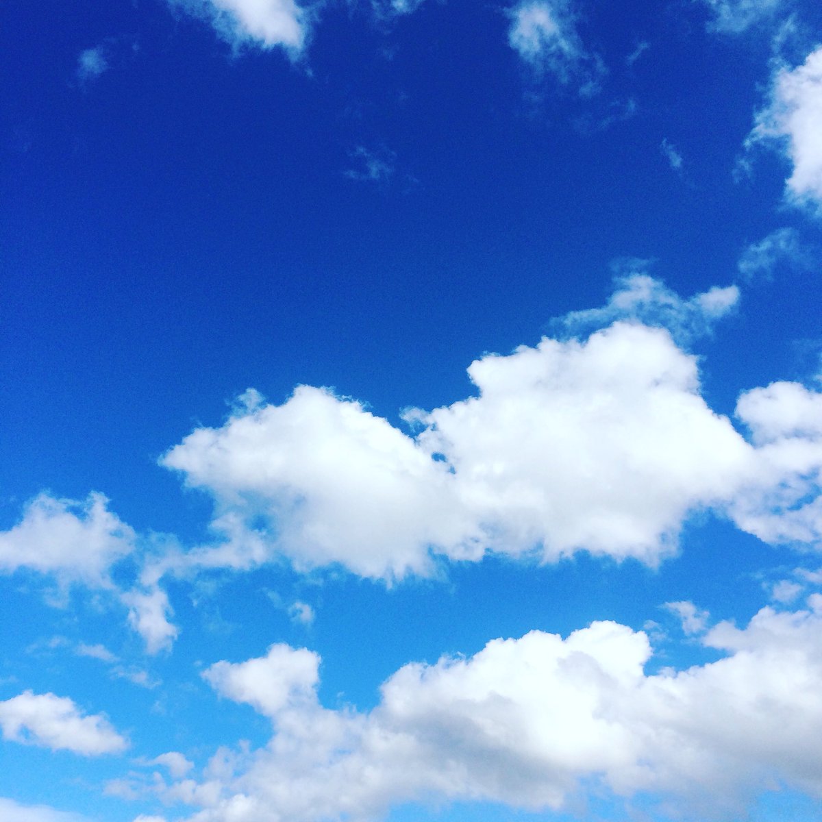 O Xrhsths 生駒名菜子 Sto Twitter 五月晴れ 青空と雲 月がいない夜空も 星はいつも輝いている Have A Good Time 空 青空 雲 オラクル さわやか