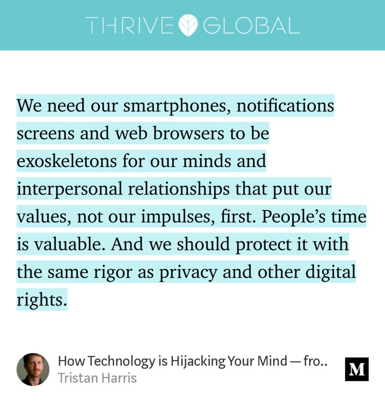 "How Technology is Hijacking Your Mind…" Thoughts on technology from design ethicist <a href="/tristanharris/">Tristan Harris</a>: medium.com/thrive-global/…