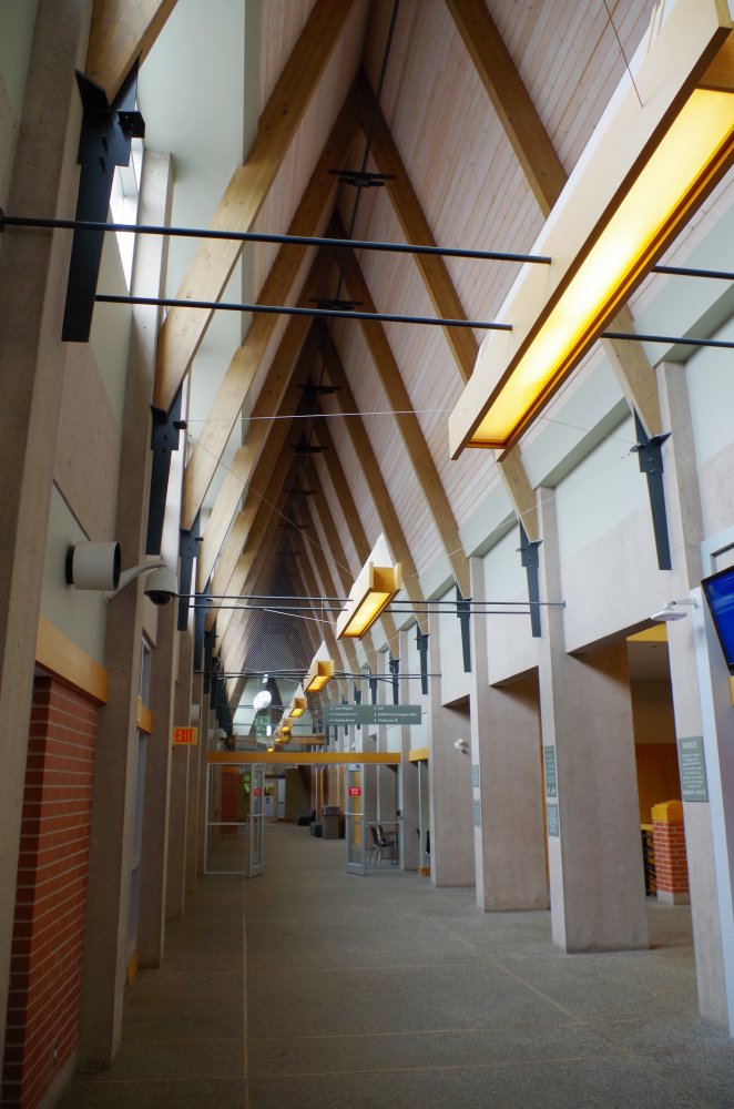 #20: Port Coquitlam (1996)- Bold colours, nice mix of textures- Good dramatic staircase- Sharp angles are fun