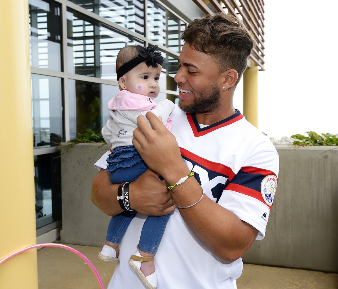 loswhitesox's tweet photo. Así disfrutó el día Yoán Moncada con sus amiguitos en el Hospital @La_Rabida celebrando el décimo aniversario de la semana de alcance comunitario #SoxServeWeek https://t.co/32Zv4UXEpT