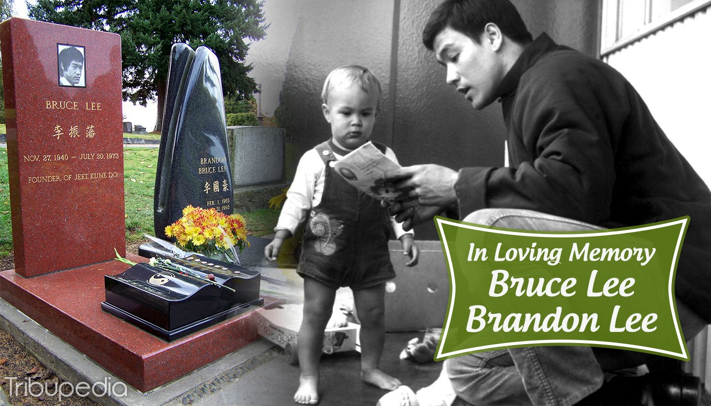 Bruce lee and brandon lee grave sales
