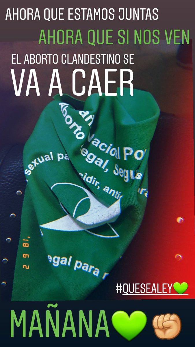 brenalevatto's tweet photo. SE VA A CAER ✊💚 https://t.co/CEmxkt5DgF