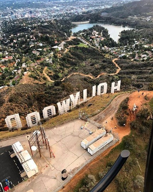 Bird's eye view. 😍✨#Hollywood
📸: IG @ robin.at.tam