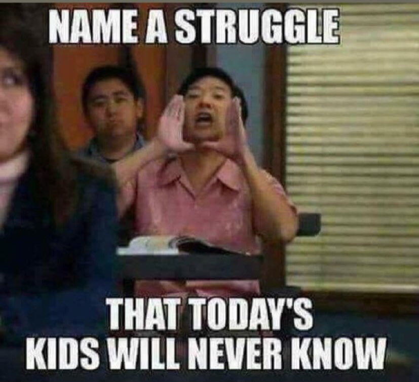 BackwoodsLife's tweet photo. What yโall got? Iโm going with No Smart Phone! #backwoodslife #kids #struggle #comeon #gotiteasy https://t.co/ZITufN7j6b