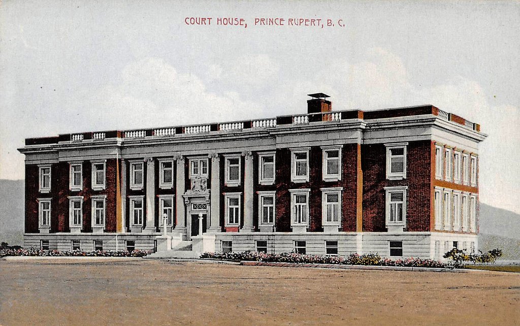 #15: Prince Rupert (1922)- Just a BEAST of a building - Ageless - Very intimidating crest right at the front doors