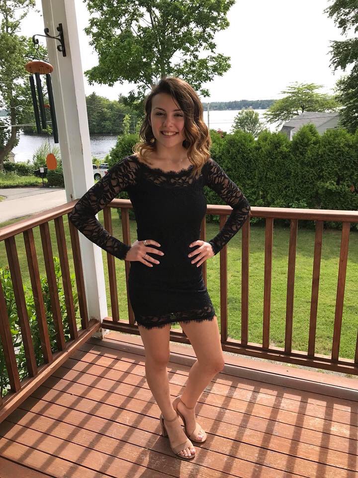 marcellarubini's tweet photo. my little sister at her 8th grade semi vs me at mine #luvmylife https://t.co/LdqviwkBh4