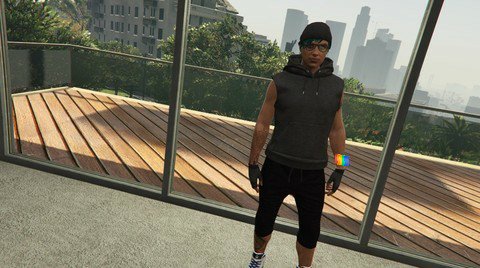 "Going out for a couple hours." <a href="/LosSantosPride/">Los Santos Pride Festival</a>
