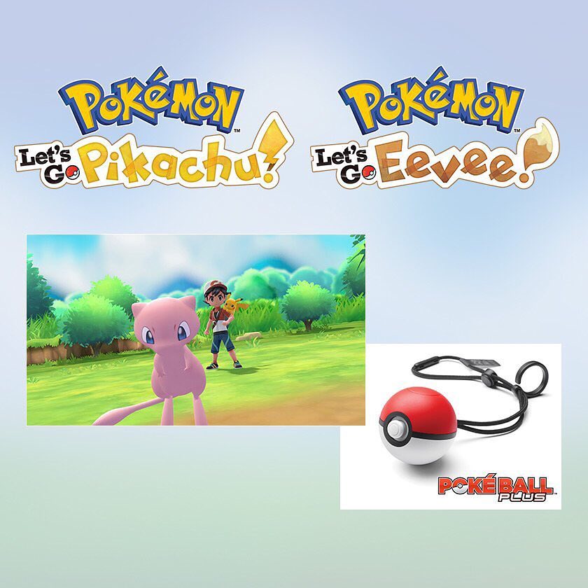 fourgeeks's tweet image. Para quem sonha até hoje em ter um Mew. Tá ai a chance, ele virá dentro da PokeBall Plus. #e32018 #PokemonLetsGo