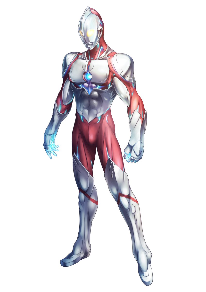 新規で描いたウルトラマン。 初期型Aタイプから後期、現行のCタイプ