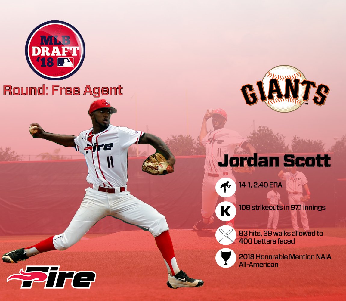 SEUFireBaseball's tweet image. Congratulations to Jordan Scott on signing a free agent deal with the @SFGiants #FanTheFire🔥