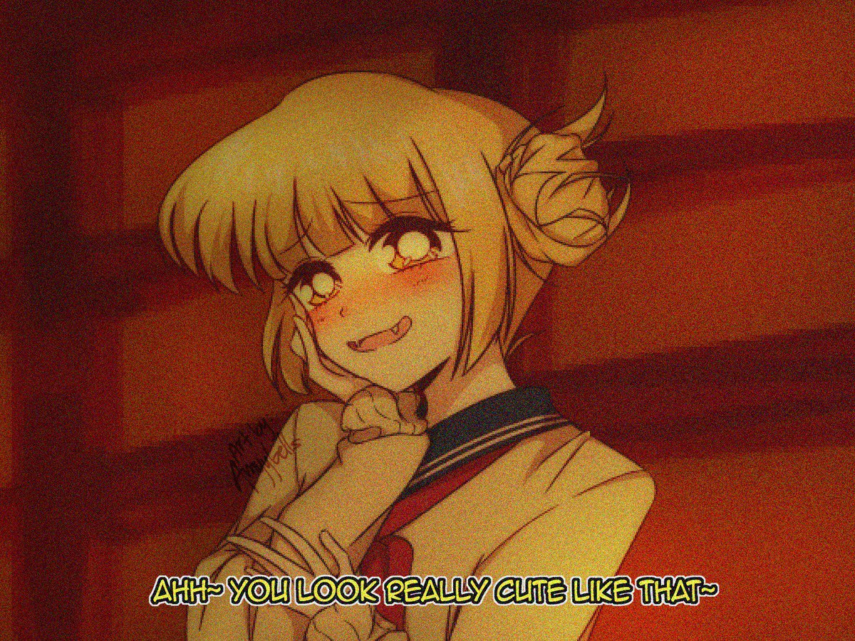 woot my try at the 90s anime style: himiko toga edition :'3 #artph #bn...