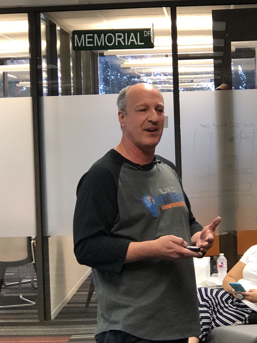 Prezoeller's tweet photo. Amazing talk at ATD Houston’s monthly meeting. This month we hear from Jay Steinfeld, CEO of Global Custom Commerce, speaking to the four pillars of their company’s success. His talk was extremely inspirational😁#commerce #homedepot #itstrategy #hearings #howto #ATDhouston https://t.co/Ahv5SPpUqP