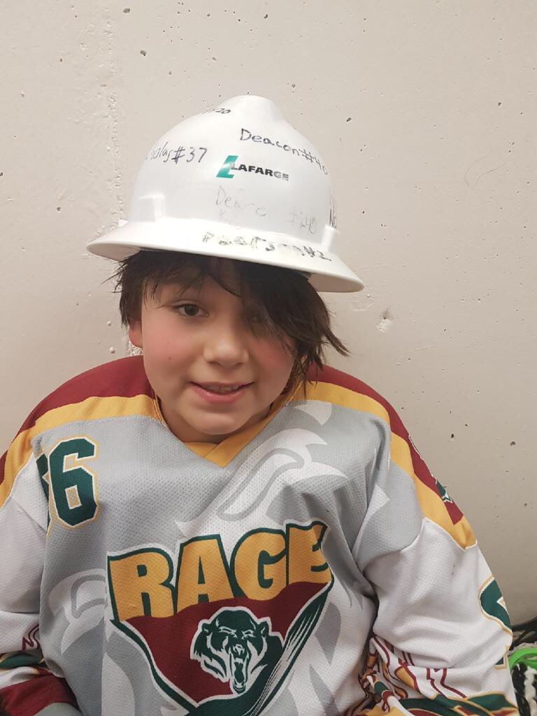 RagePeeweeC1's tweet photo. Bowling over opponents and clearing the house in a 7-5 win, our Heart n Hustle player of their game #56 Dawson Miller #ragehouse https://t.co/lBLXatBuZh