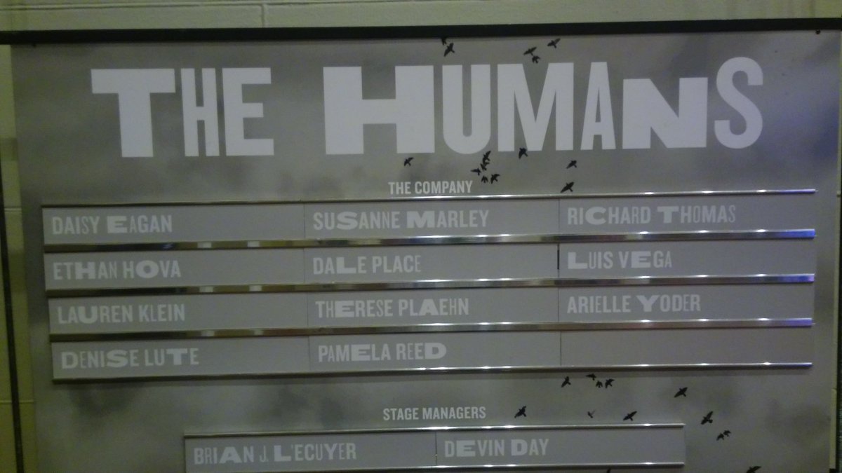Antonijan's tweet photo. Finally gathered my strenght to drag myself to theatre to see the 2017 @TheTonyAwards #BestPlay @TheHumansPlay #TheHumans @JcruzTheTruth #1stWorldProblems #PostNuclearWorld https://t.co/6xacNkGbVS