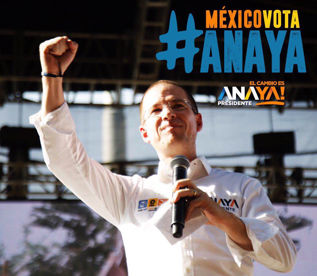 #MexicoVotaAnaya porque es la mejor opción!