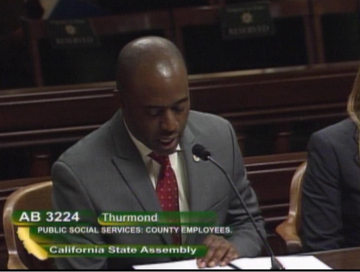 AsmTonyThurmond's tweet photo. My #AB3224 passed out of the Senate Human Services Committee today. The bill protects Californians by preventing outsourcing to private companies that can deny eligible Medi-Cal, CalFresh, and CalWORKs applicants to increase profits without oversight @Western_Center https://t.co/uDLdG9FlCD