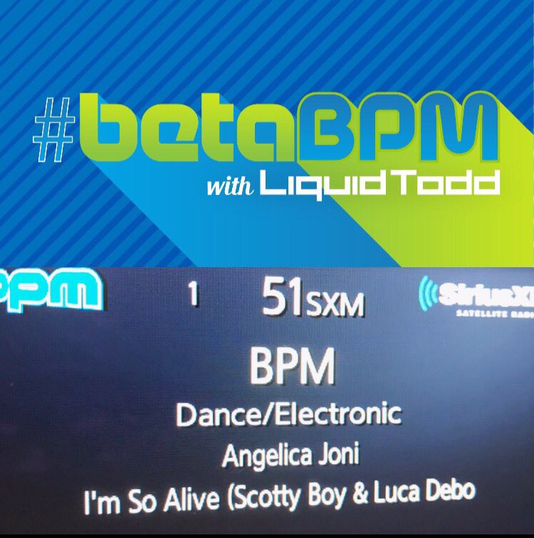 Shout out to @liquidtodd for playing our @DarkIntensity & @TheAngelicaJoni #ImSoAlive (@djscottyboy & @Luca_Debonaire Remix) on his #BetaBPM show tonight!