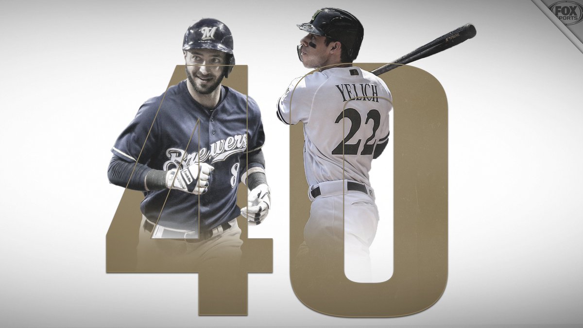 The first NL team to 40 wins? The <a href="/Brewers/">Milwaukee Brewers</a>.