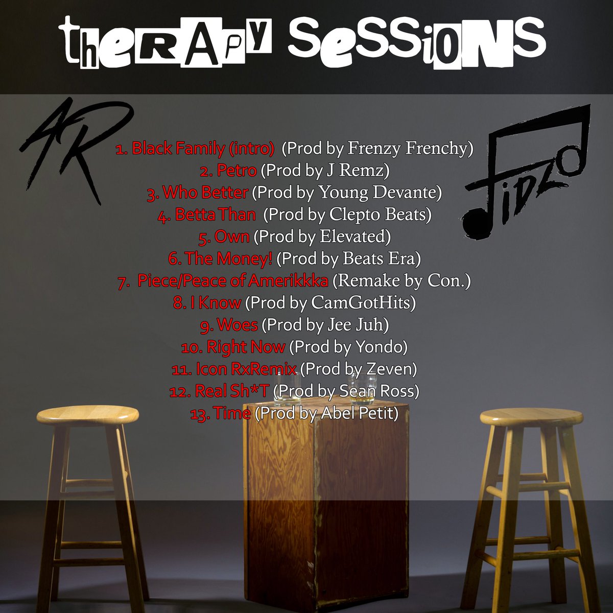 RenownedArt's tweet photo. #RAWW’s own @FiDzO_CnS &amp; @Army_Regime  are releasing  

“Therapy Sessions” 

6/13 7pm‼️ https://t.co/peCiepaWR6