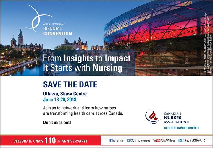 SabrinaRamkell's tweet photo. Canadian Nurses Association Conference. Excited to be attending next week in Ottawa. #nurse #Nursing #ottawa #conferences #canadiannursesassociation #networking https://t.co/X3R2qQ0948