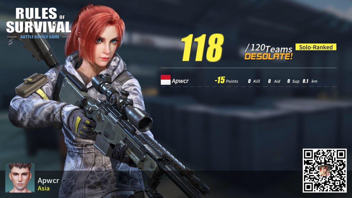 #RulesofSurvival