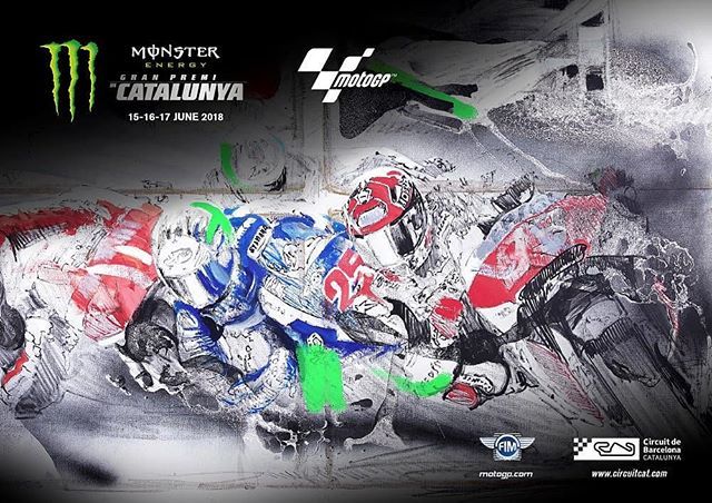 motogpaction's tweet photo. It's Race Week 🏁🏁
.
.
#instantmotogp #motogp #CatalanGP #moto2 #moto3 https://t.co/ewodbNEHup https://t.co/GFv6aR0D94