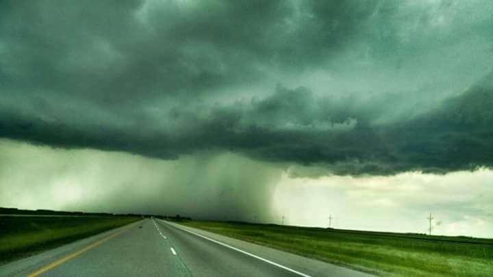 ctisom's tweet image. Recent storms created interesting cloud formations.
#storms
#NorthDakota 
#Weather