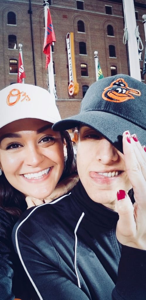 marcellamassa's tweet photo. Her first @Orioles game !!! #BFF #Baseball #BirdLand #LetsgoOs #IloveBaseball #Baltimore ❤⚾️ #Orioles https://t.co/kU1ya8VZxA