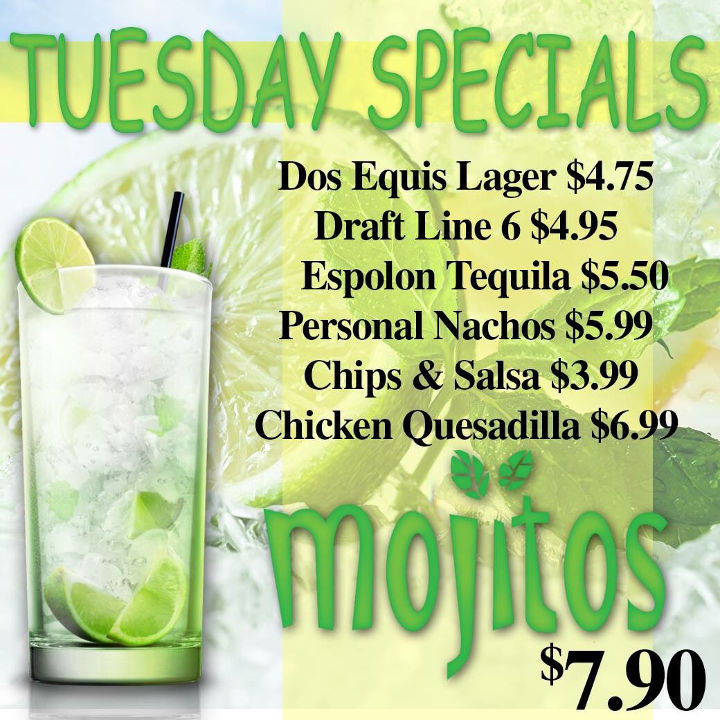 HopsPub's tweet image. If your having the Mondayest Tuesday ever! We can help. Enjoy a fireside Mojito. Trust us, it will help.
#Mojito #Fireside #Mondayest #TuesdaySpecials