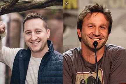 lemccracken's tweet photo. My husband is the Doppelgänger of @breckinmeyer https://t.co/6EoCOMMANK
