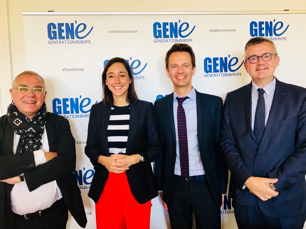 GenEurop's tweet photo. Merci
➡️ @brunepoirson d’avoir accepté l’invitation de #GénérationEurope pour la Matinale de ce jour
➡️ @yvesjego pour son accueil à l’Assemblée nationale
➡️ @ddesesquelle pour son interview et la modération des échanges
➡️ à celles et ceux qui font vivre @GenEurop 💙 https://t.co/L760TNUQi3