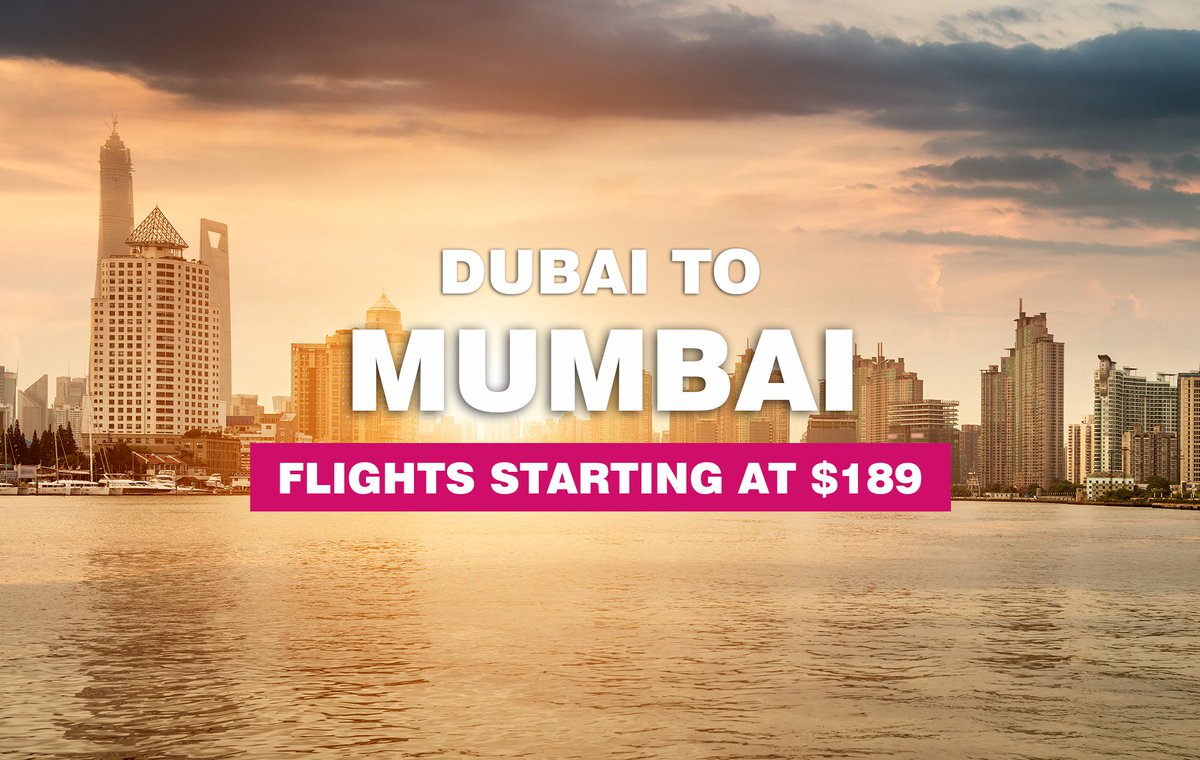 GeekySpotter's tweet image. #traveldeals #BOM  
What a deal from #DXB ! Round trip journey from Dubai to MUMBAI from $189. 
Pick-up your dates and search for the best flight tickets deal:
bit.ly/2t39kYt