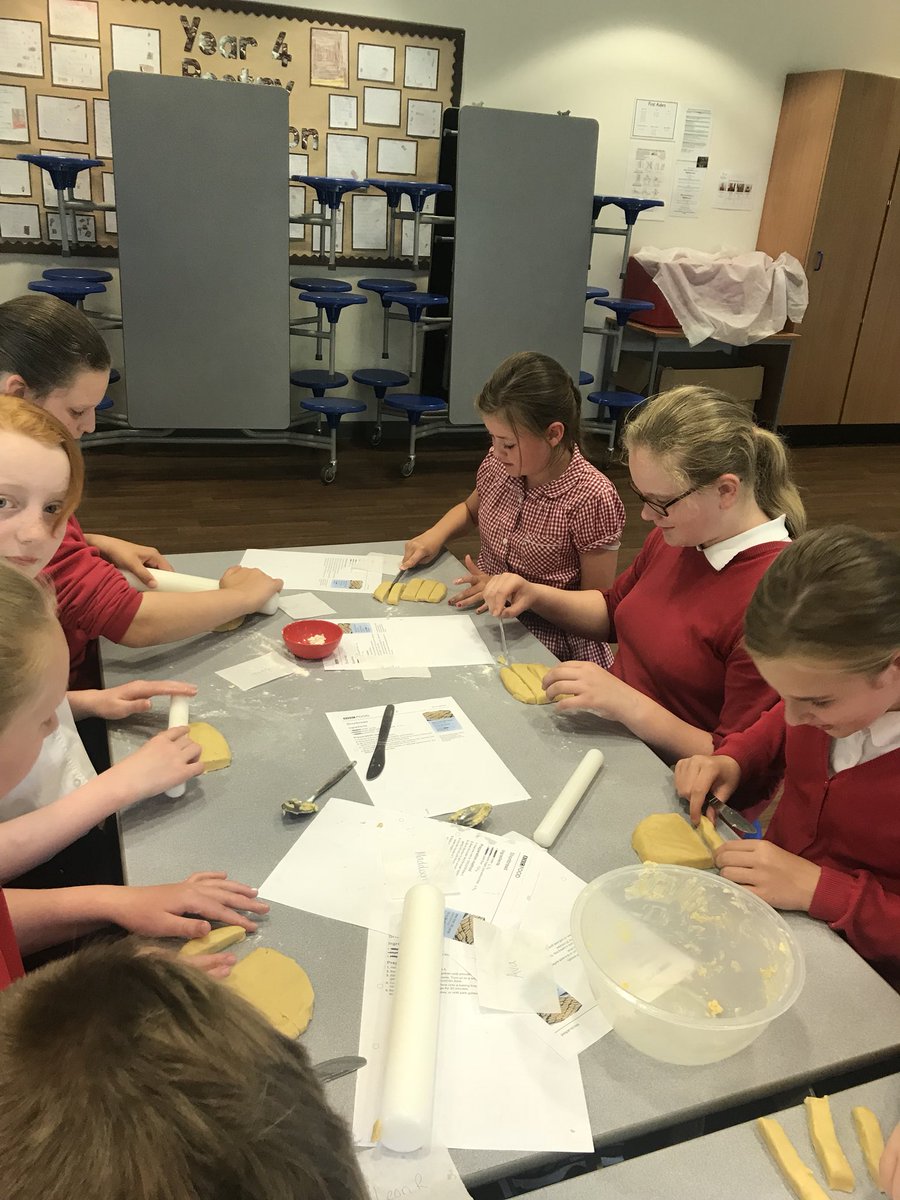 StJohnsShildon's tweet photo. Y6 having a great time in our Bake Off Challenge. @BritishBakeOff #biscuitweek #bakeforfun https://t.co/k3IGC7RmFu