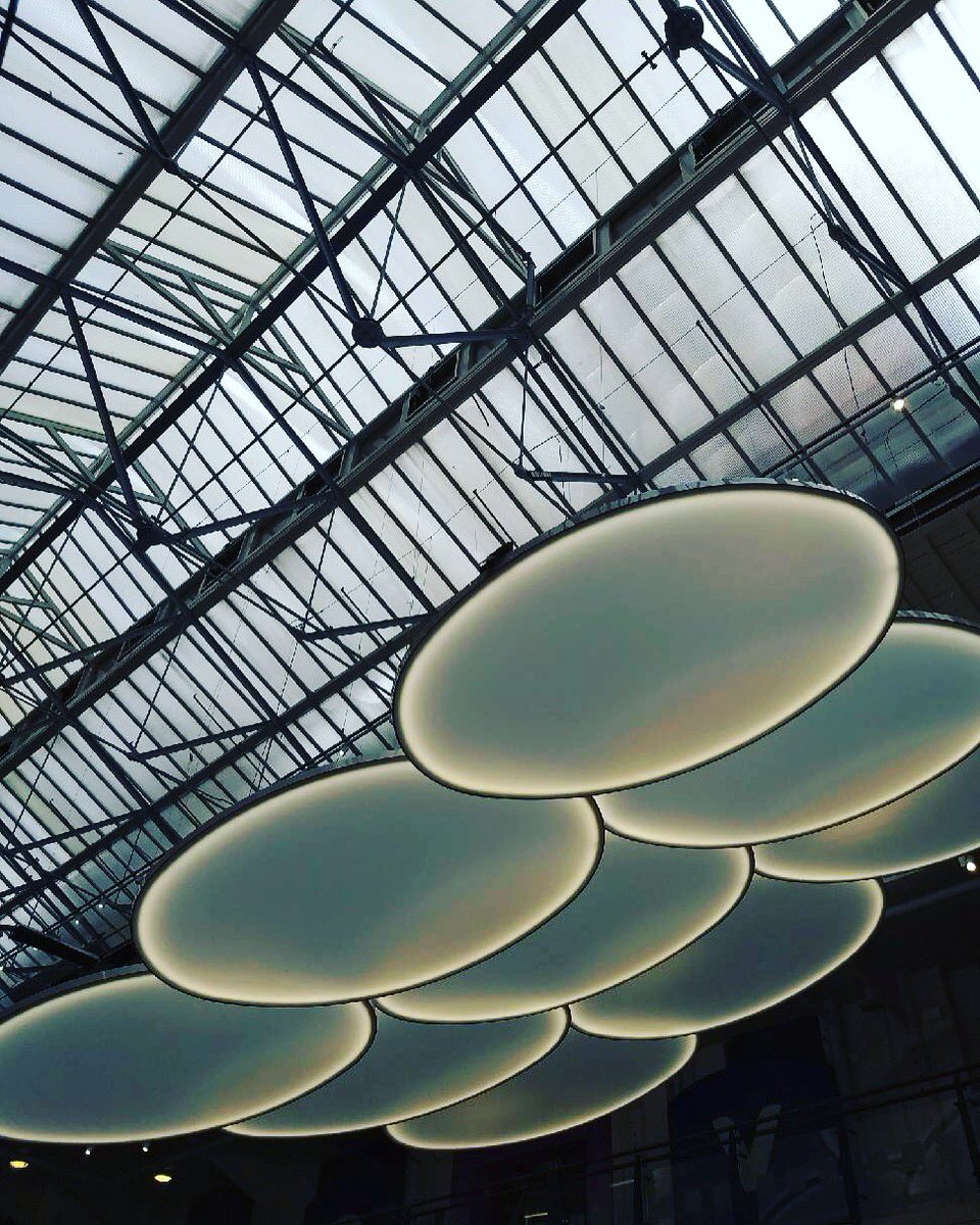 markclasper's tweet photo. Our steam cloud solar control canopy over #rockets new temporary home in the @discovery_mus @ryderarchitecture @getnorth2018 https://t.co/cEAQtC2Pl6