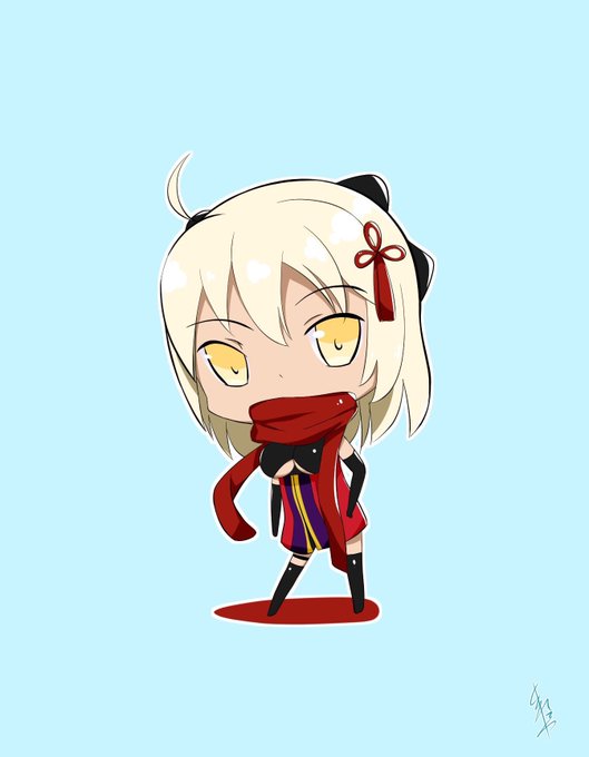 もうすぐぐだぐだ帝都が開幕ということで、沖田オルタ(ver.デフォ)描きました〜(`・∀・')
#FGO 