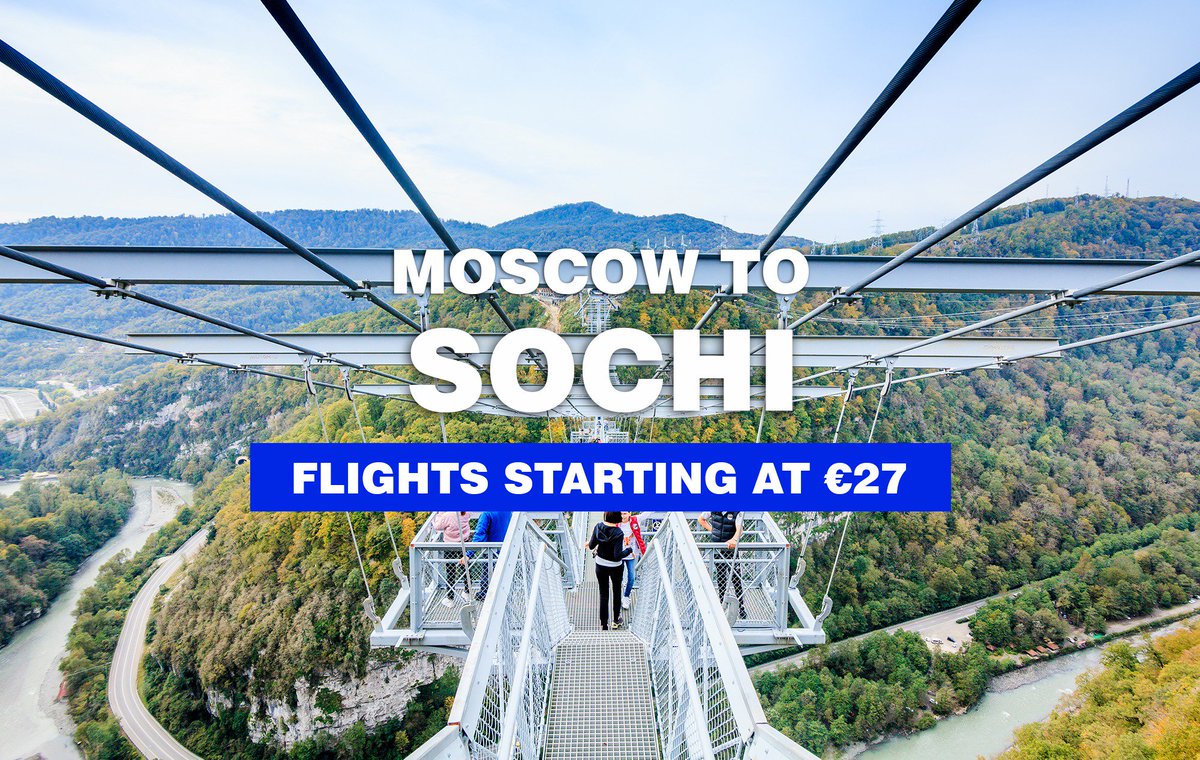 GeekySpotter's tweet image. #traveldeals #FifaWorldCup2018
Cheap domestic flights in Russia from Moscow to SOCHI starting at $31.
bit.ly/2y5ULJt