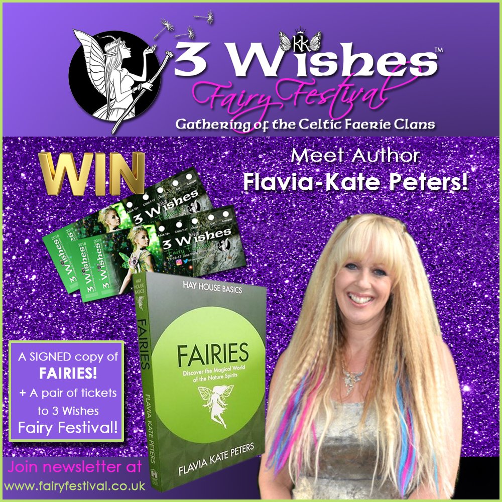 FaeryEvents's tweet photo. Our lucky competition winners have been announced! Check out our festival page https://t.co/5twyTSMrQ1
Winners will receive 2 tickets to 3 Wishes @FaeryFestival AND signed copies of 'Fairies' by @FlaviaFae and Unicorn Rising by Calista - @HayHouseUK authors. #fairyfestival #fairy https://t.co/WQll6PKTpA