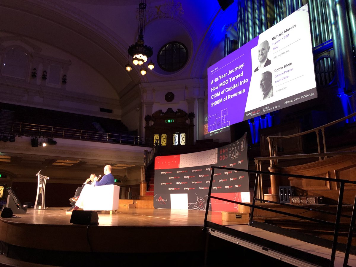 Understanding how <a href="/MOO/">MOO</a> turned 10M of capital into 100M of revenue from <a href="/richardmoross/">Richard Moross</a> at #SGEurope