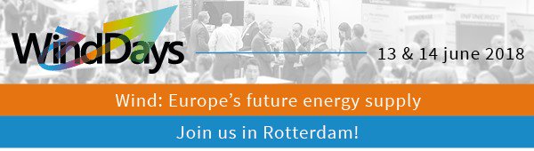 Senvion_com's tweet photo. Welkom! WindDays2018 has started. Find us at Booth 8. @WindDaysNL #Winddays #Winddays2018 #Rotterdam https://t.co/XNzJyLjy6K