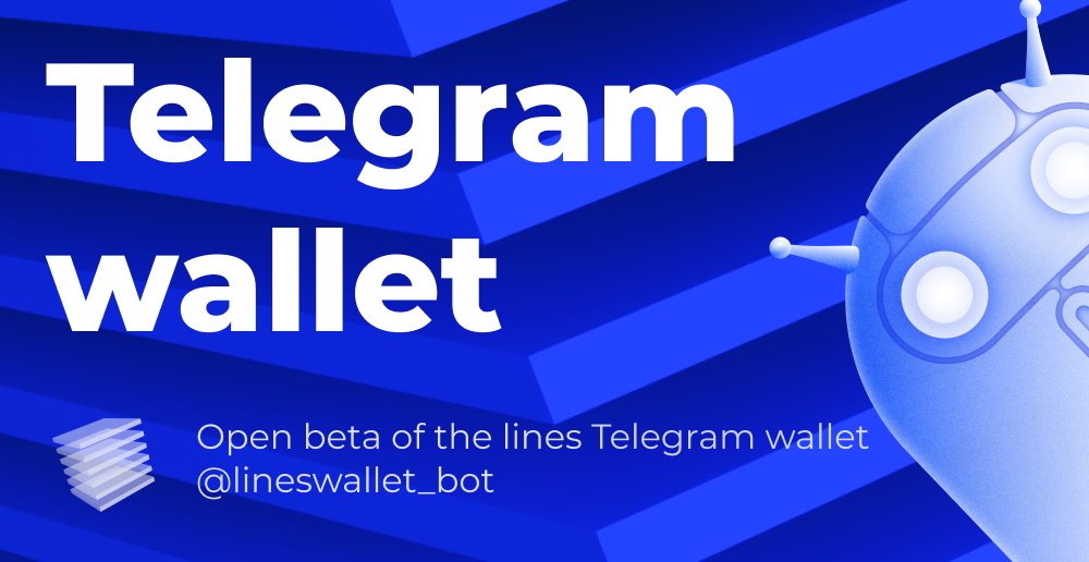 LinesCoin's tweet photo. Hi guys! We are happy to announce our telegram bot-wallet! Check it out right here https://t.co/WHlIYz3XM8 But remember that it's just an early beta
So please don't keep big amounts in this wallet.

#linescoin #Telegram https://t.co/hJLjReeczG
