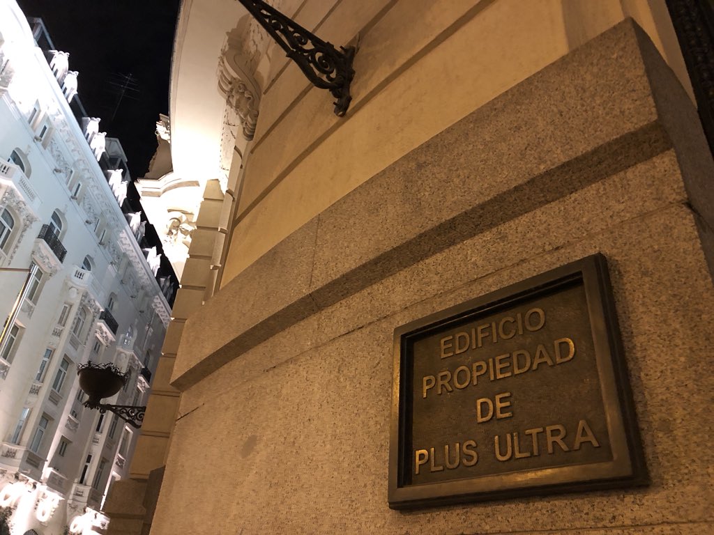 BradBirdA113's tweet image. In lovely Madrid, Spain. This was across the street from our hotel. I took it as a good sign.