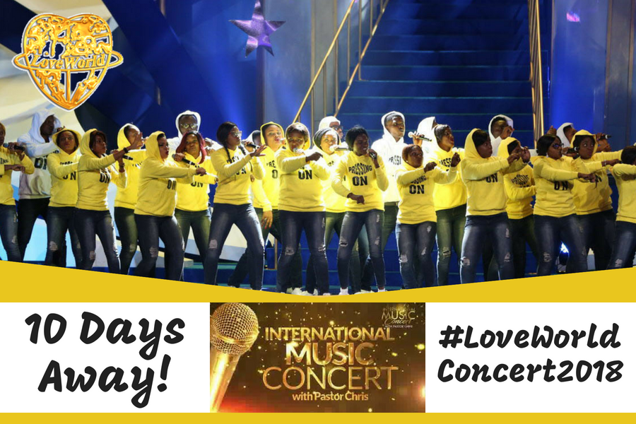 LoveWorldEvents's tweet photo. GLORY!!!
Pastor Chris Oyakhilome gifts us with his 9th International Music Concert on 24th of June 2018!!!
We hope to see you there!
#LoveWorldConcert2018 #ICLC2018 #LoveWorldEvents #PastorChrisOyakhilome #LMAMMovieConcert https://t.co/heCUoeLick