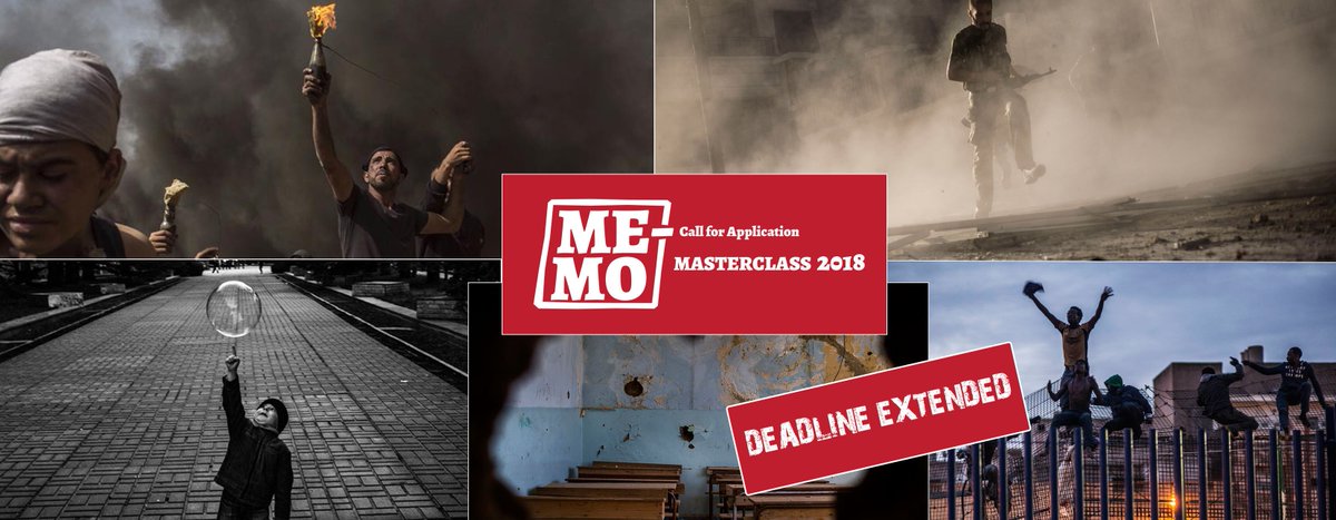 memoreporters's tweet photo. #MeMoMASTERCLASS Submission #DEADLINE has been #EXTENDED
👇
https://t.co/DfTj8ZCbgY
@memoreporters @ManuBrabo @fabio_buccia @JColonToscano @Guillem_Valle @DiegoIbarra_S https://t.co/DfTj8ZCbgY https://t.co/G2xi0927Um