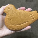 コレ鏡だったの？wちょっと大きめの鳩サブレは鏡だった!